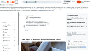 Reddit - Authentic Ronald McDonald Shoes