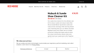 Red Moose - Nubuck & Suede Shoe Cleaner Kit