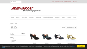 Remix Vintage Shoes - Amelia & Aviator