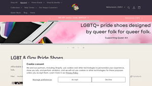 Rose Gold Co - Rainbow Sneakers & Pride Shoes