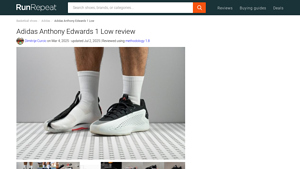 Adidas - Anthony Edwards 1 Low