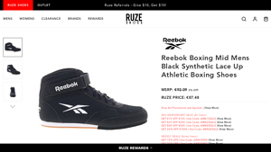 Reebok - Boxing Mid Mens Athletic Shoes