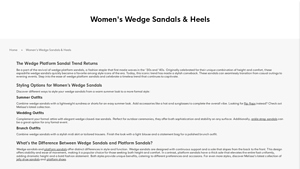 Melissa - Women's Wedge Sandals & Heels