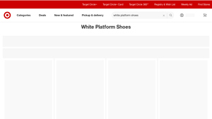 Target - White Platform Shoes