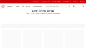 Target - Bamboo Shoe Storage Solutions