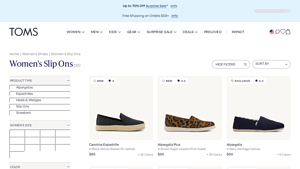 TOMS - Women's Slip On Shoes & Sneakers Collection