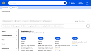 Walmart - 6-Piece Shoe Cleaner Set