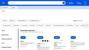 Walmart - Men's High Top Basketball Shoes