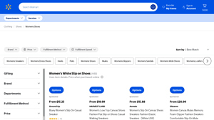 Walmart - Casual Sneakers & Slip-On Shoes
