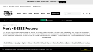 Wide Fit Shoes - 4E Fitting Shoes