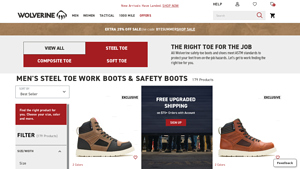 Wolverine - Men's Steel Toe Work Boots