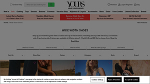 Yours Clothing - Women's Wide Width Shoes