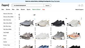 Zappos - Cloud Waterproof Shoes