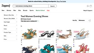Zappos - Teal Women Evening Shoes