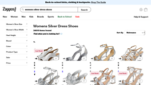 Zappos - Women's Silver Dress Shoes