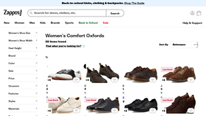 Comfort Oxfords - Women's Footwear