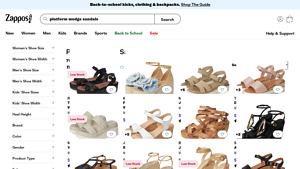 Zappos - Platform Wedge Sandals